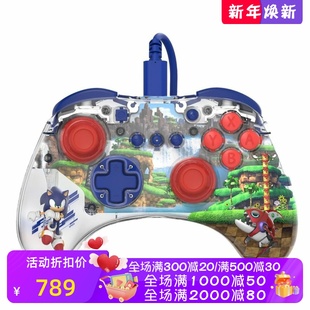 LED照明 PDP Pro Switch 索尼克超级明星音速 REALMz有线游戏手柄