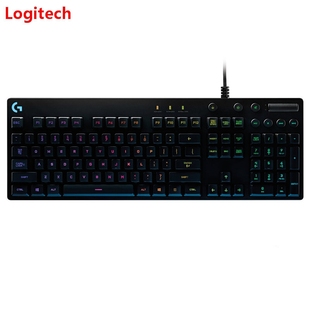 罗技G810有线机械键盘 游戏 吃鸡联盟RGB背光 Logitech 青轴 新款