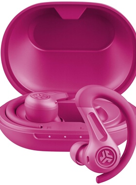 JLab JBuds Sport ANC 4 真无线蓝牙耳机 混合主动降噪 运动 粉红