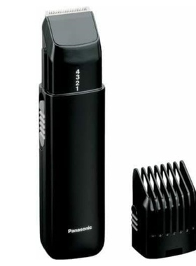 Panasonic/松下 ER240B 胡须修剪器 电池式 不锈钢刀片 黑色 新款