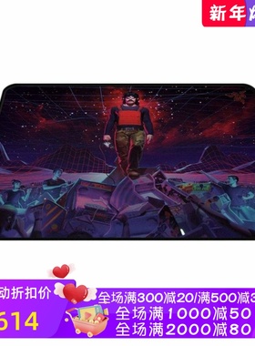 Razer/雷蛇 巨人速度 游戏鼠标垫 抗磨损缝合布 Dr. Disrespect版