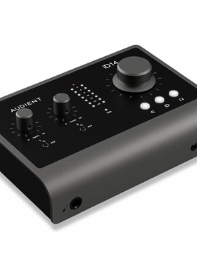 Audient iD14 MKII音频接口 A类麦克风前置放大器 混音 平移 新款