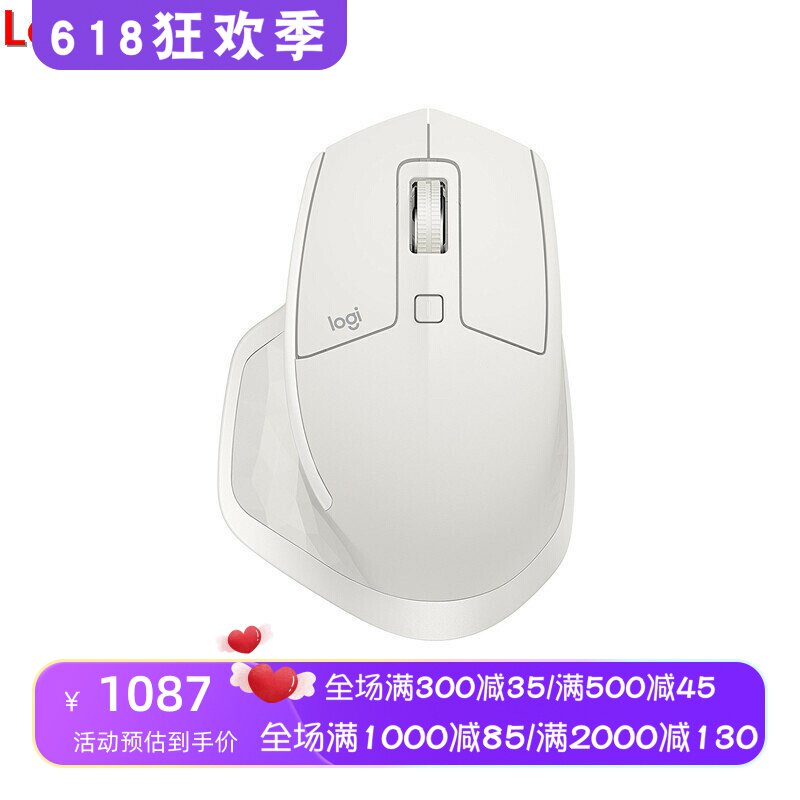 Logitech/罗技MX Master 2S 无线蓝牙鼠标 办公游戏 多兼容可编程
