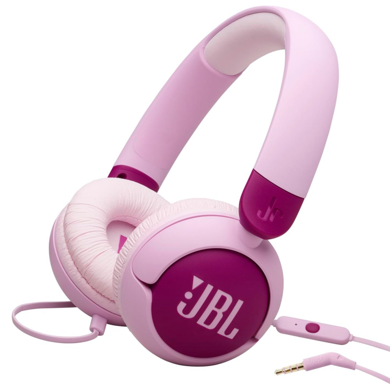 JBL Junior 320有线儿童耳机 听力保护 内置麦克风 舒适 紫色新款