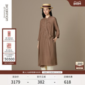 EXCEPTION例外女装 新中式 宽松显瘦优雅精致绣花连衣裙子