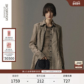 复古棉麻褶皱长袖 衬衫 EXCEPTION例外女装 春秋款 Tak L.联名