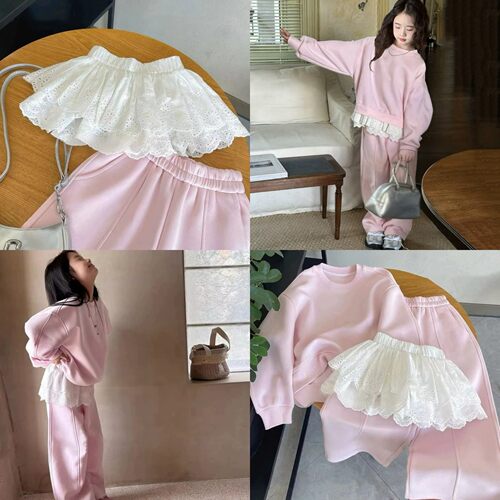 女童叠穿神器层叠蓬蓬裙