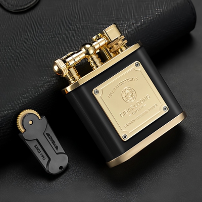 CIGARLOONG茄龙台式雪茄打火机防风直冲配打火石高档烟具礼盒套装