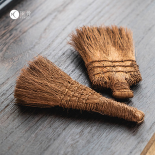 厂家源头 天然棕榈手工茶刷茶扫 清扫灰尘水渍保养茶具 量大批发