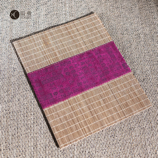 Mat Tea 福利禅意竹丝茶席多尺寸环保防滑隔热茶席配件 Bamboo