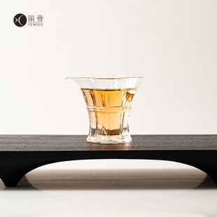 高硼硅玻璃仿古器型公道杯 通透度高 器型独特观汤分茶 雅致款