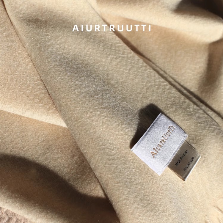 意式殿堂天花板纯羊绒围巾男女窄