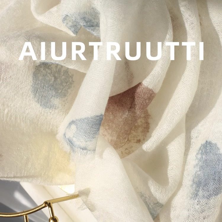 AiurtRuutti意式奢软高支纯羊绒大方巾 戒指绒外搭披肩防晒围巾