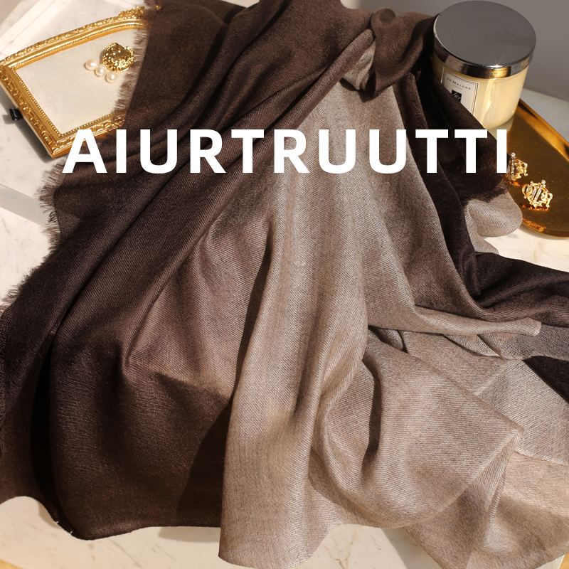 AI奢美戒指绒春高奢纯羊绒围巾