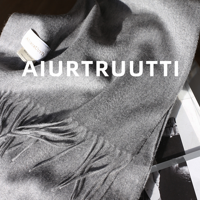 意式经典纯山羊绒男女窄围巾礼物