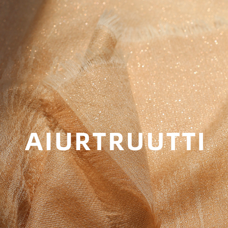 AiurtRuutti意式流沙星河提花 大方巾羊绒围巾外搭春夏防晒披肩丝