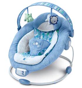 正品美国Bright Starts音乐振动婴儿安抚椅摇篮哄娃神器