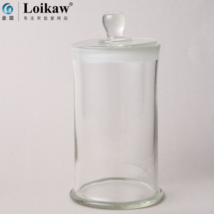 华鸥加厚透明玻璃标本瓶标本展示瓶 福尔马林标本瓶直径45~180