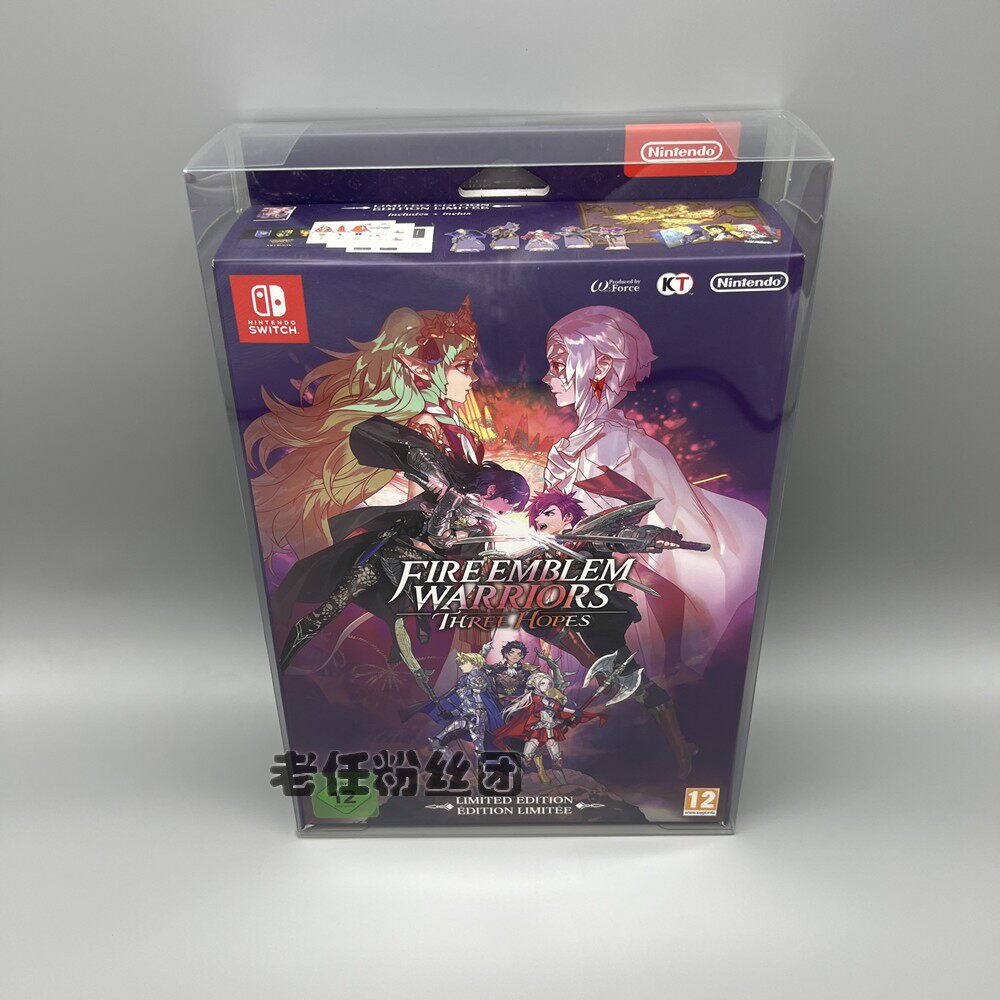SWITCH NS FIRE EMBLEM FENG HUA SNOW MOON WARRIORS 한정판 보호 상자 디스플레이 상자의 유럽 버전