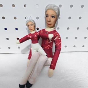 蔡明沈腾撒贝宁周边抽象老鼠干棉花人干带骨架铁丝可随意活动玩偶