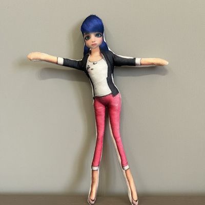瓢虫雷迪奇迹少女马丽娜抽象老鼠干骨架款娃娃内置骨架任意造型