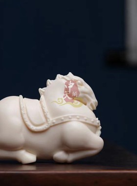 象牙果唐马文玩手把件