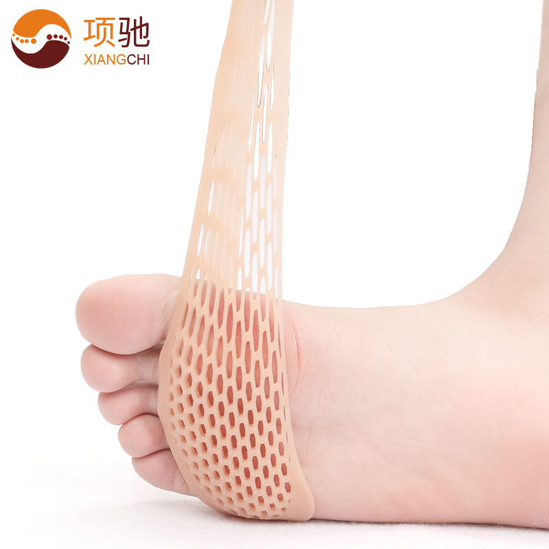 3 PAIRS OF SILICONE HALF SIZE PAD WOMENS HIGH HEELS FOREFOOT PAD FOREFOOT PAD HALF PAD WOMENS BREATHABLE INVISIBLE NON-SLIP MAT SUMMER