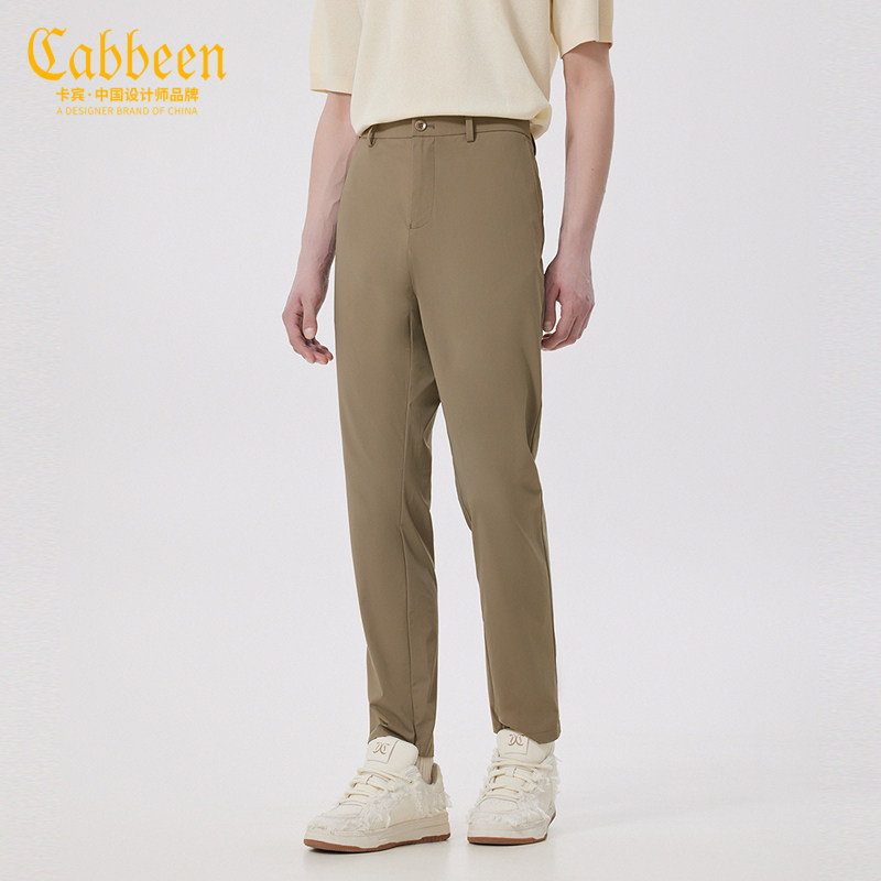 商场同款卡宾男装时装休闲裤夏季百搭裤子舒适小脚裤J2242127007
