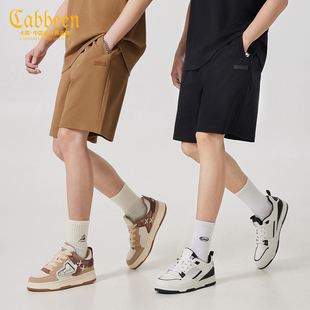 男夏季 卡宾华夫格休闲短裤 潮牌宽松运动五分裤 凉感