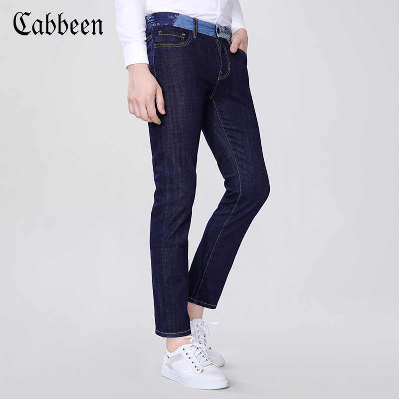 Jeans pour jeunesse pieds Slim CABBEEN 100% coton pour automne - Ref 1483790 Image 3