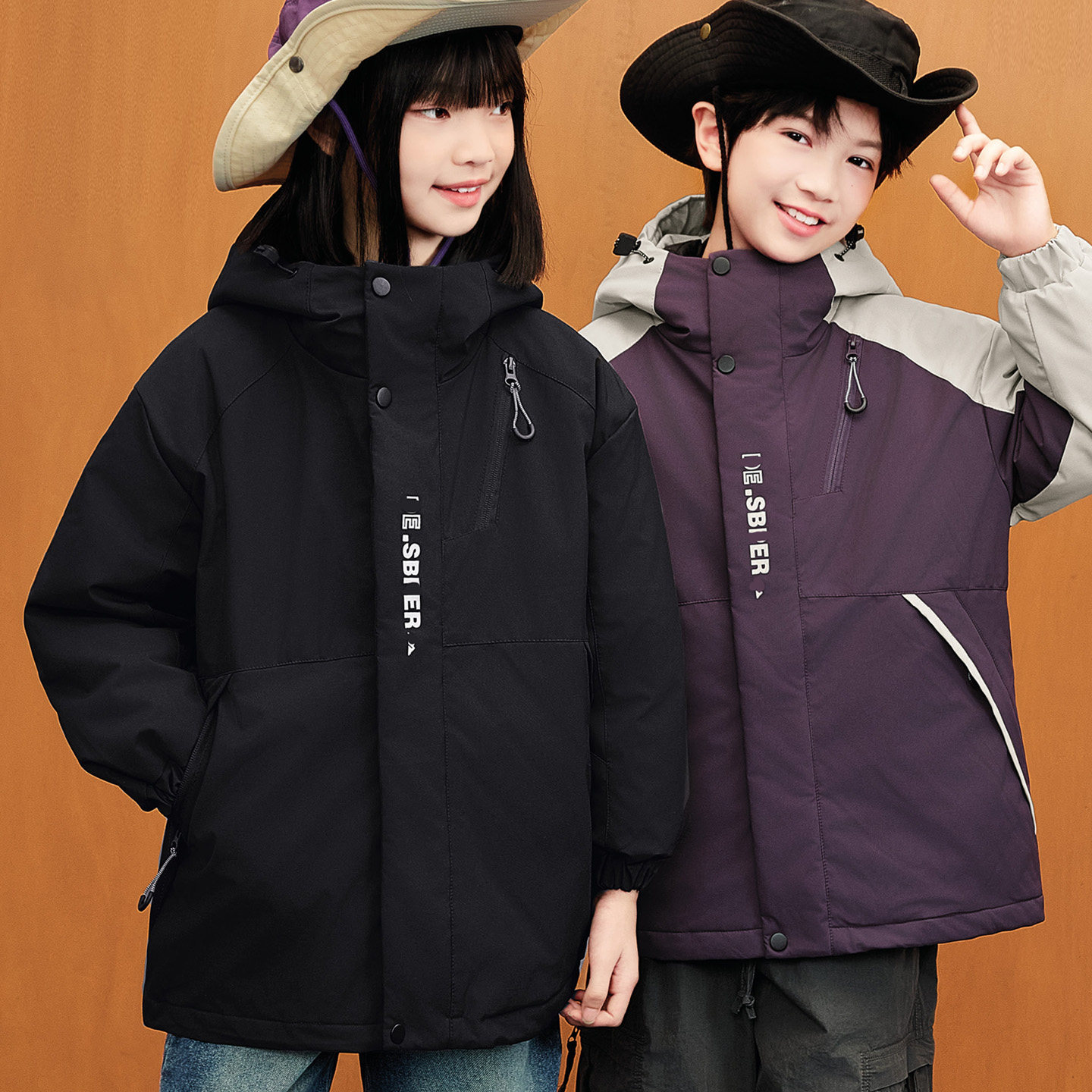 三合一可拆卸冲锋衣羽绒服九成品