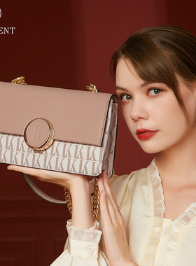SENTIENT裸包说香港专柜正品新款复古印花 单肩斜跨包包女包