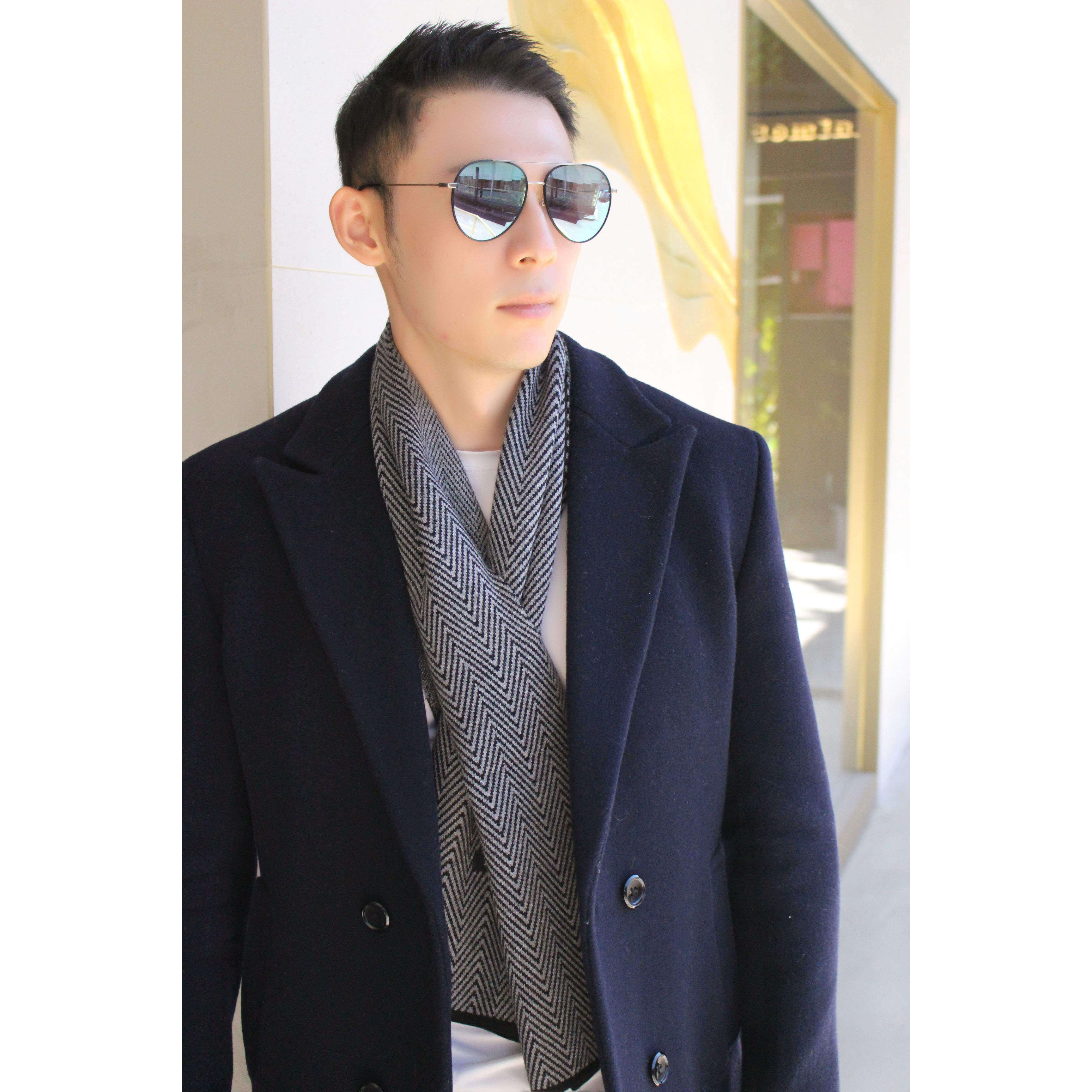 狼爱猫秋冬新款男士交叉羊毛围巾短款高级感商务围巾大衣围脖护颈,服饰配件/皮带/帽子/围巾,围巾/丝巾/披肩,淘宝优惠券,粉丝福利购,淘宝优惠卷