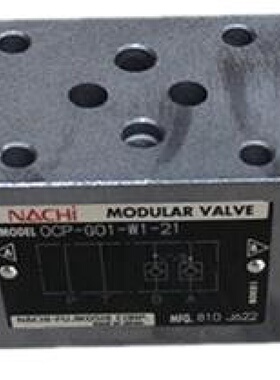 NACHI叠加阀OCP-G03-A1-J50 OCP-G03-W1-J50 OCP-G03-A2/B1-J50—