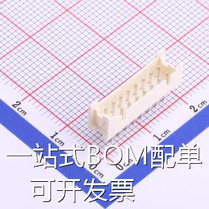 HX20017-16A WH 线对板/线对线连接器 2mm 2x8P 直插 白色 存储器