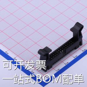 B-3102R26P-A000 IDC连接器(牛角/简牛) 每排P数:13 2x13P 排数:2