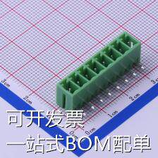 KF2EDGR-3.81-8P 插拔式接线端子 板端/插座-闭口 3.81mm 排数:1