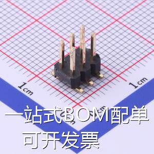 X6521WVS-2x03H-C60D74 排针 2.54mm 2x3P 立贴 方针 原装现货