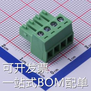 15EDGK-3.81-04P-14-00A(H) 插拔式接线端子 插头 1x4P 3.81mm 排