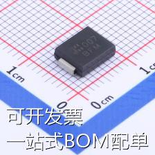 SMCJ33CA-13-F 瞬态抑制二极管(TVS) 双向 Vrwm:33V 1.5kW 现货