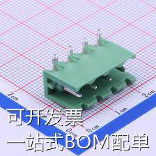DB2ER-5.08-4P-GN 插拔式接线端子 板端/插座-开口 5.08mm 排数:1