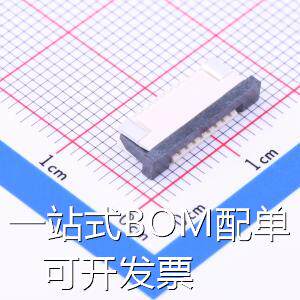 AFA07-S08FCC-00 FFC/FPC连接器 1mm P数:8P 抽屉式 下接 原装现
