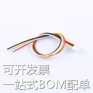 2.54-4P DT 200mm 24AWG 杜邦线/端子排线/电子线 2.54mm-4P 单头