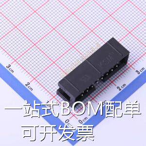 DC3-2.54-16PAS IDC连接器(牛角/简牛) 每排P数:8 2x8P 排数:2 2.