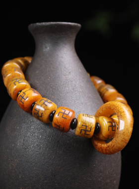 西藏牦牛骨民族风手串手链