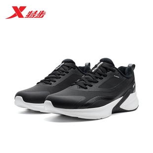 特步闪电加绒版丨减震棉鞋秋季新款跑鞋女款跑步鞋舒适防滑运动鞋