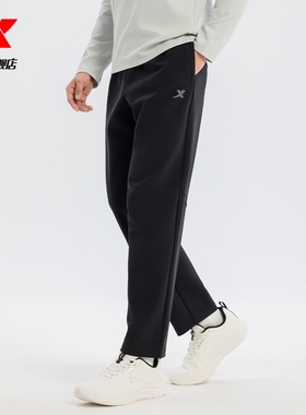 特步Ad Astra运动裤2025秋季新款时尚潮流针织长裤男975129630152