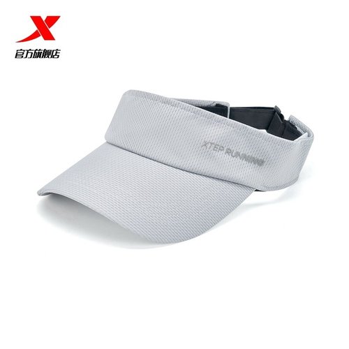 特步运动跑步帽男女正品新款遮阳帽透气空顶帽网球遮脸空顶帽子