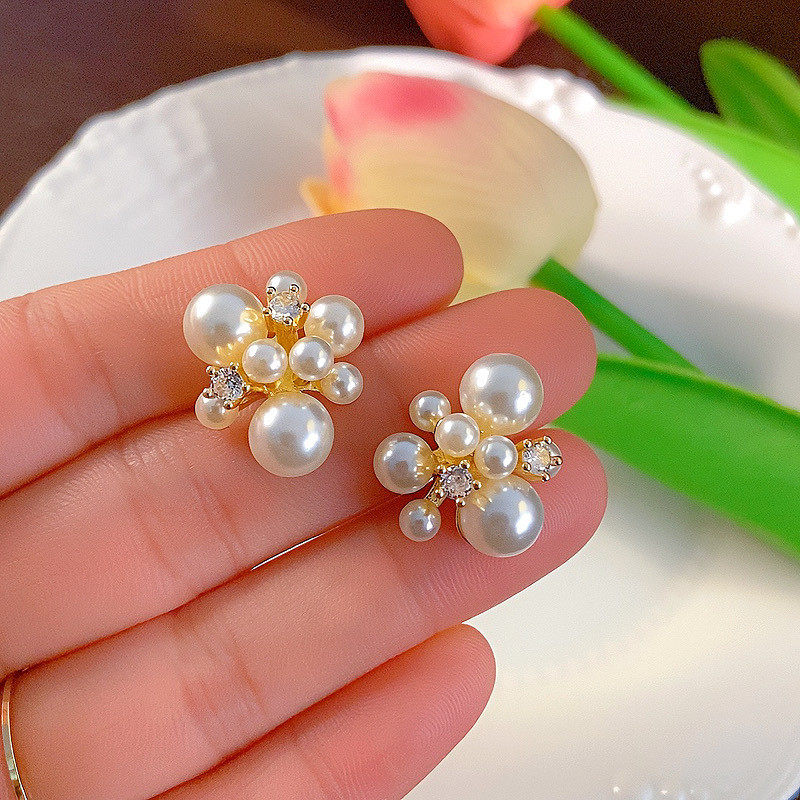 925银针网红珍珠耳环法式复古轻奢小众高级感耳钉女韩国气质耳饰,饰品/流行首饰/时尚饰品新,耳环,淘宝优惠券,粉丝福利购,淘宝优惠卷