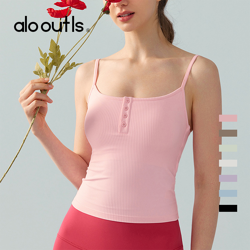 alooutls带胸垫瑜伽吊带运动